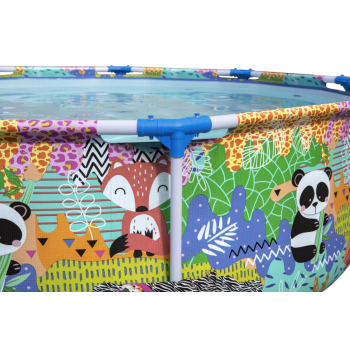 Basen Stelażowy Steel Pro dla dzieci Zwierzęta Świata BESTWAY 274x66cm 9FT